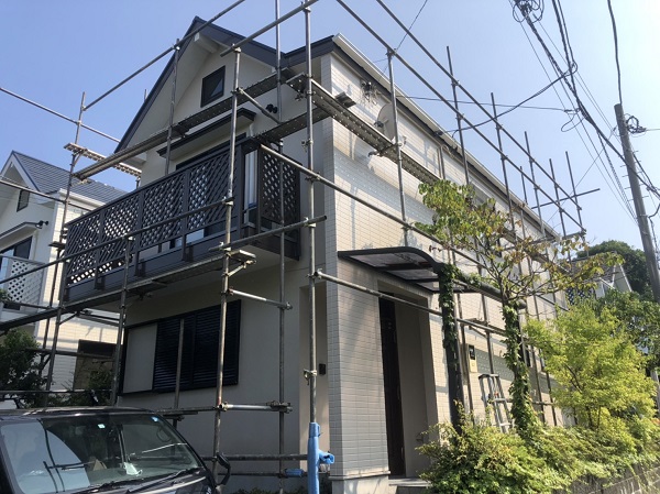 東京都町田市　外壁塗装　屋根塗装　付帯部塗装　完工　定期訪問サポート (1)