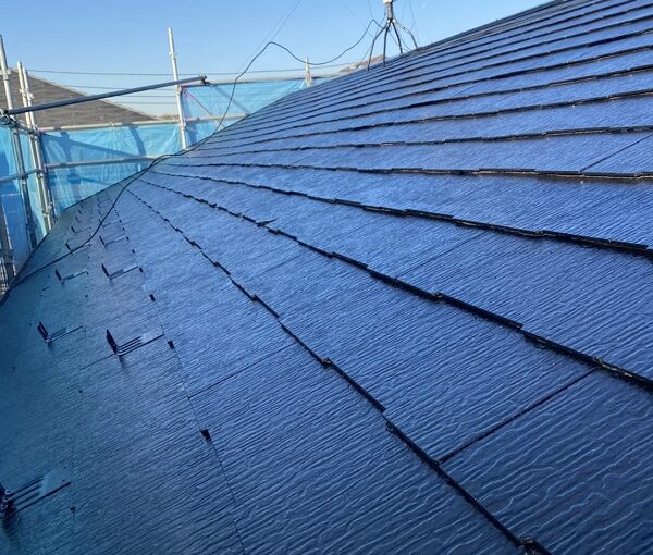 東京都町田市　屋根塗装　遮熱塗料　水谷ペイント　快適サーモ　雪止めの設置 (3)