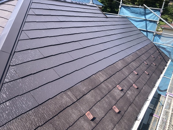 東京都町田市　屋根塗装　化粧スレート屋根　タスペーサー、縁切りとは (3)