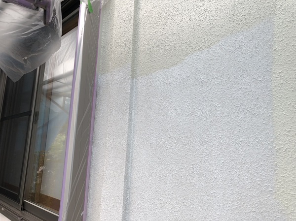 東京都町田市　外壁塗装　モルタル外壁　水谷ペイント ナノコンポジットW (1)