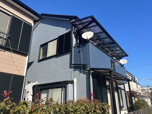 東京都町田市　屋根塗装・外壁塗装　塗装工事は下地処理が大切!　完工後の写真 (3)