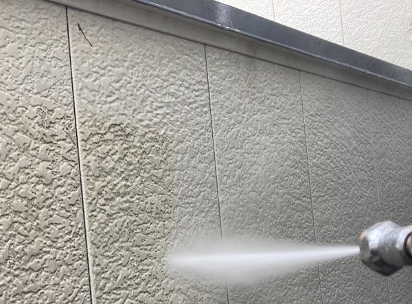 東京都町田市　貸工場　屋根塗装・外壁塗装　下地処理　高圧洗浄 (3)