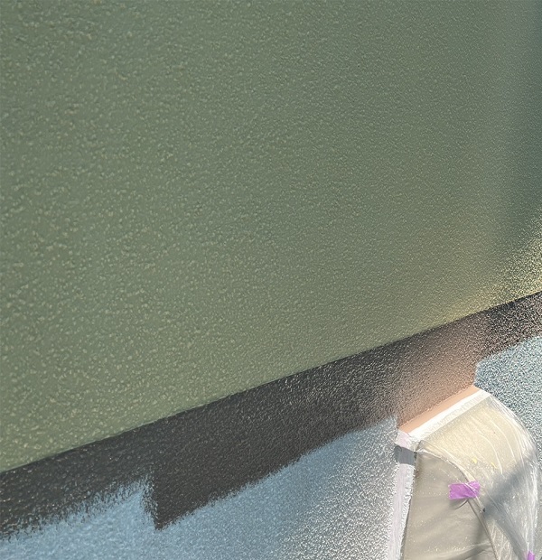 東京都町田市 K様邸　屋根塗装・外壁塗装　外壁ツートンカラー仕上げ (2)