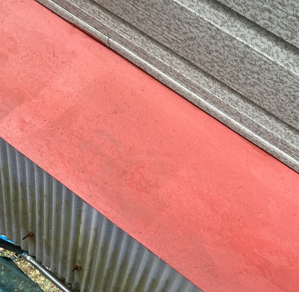 東京都町田市　S様邸　屋根塗装・外壁塗装　霧除け庇の塗装 (1)