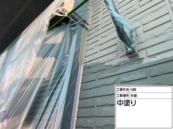 東京都町田市・N様邸　屋根塗装・外壁塗装　エスケープレミアムシリコン (2)