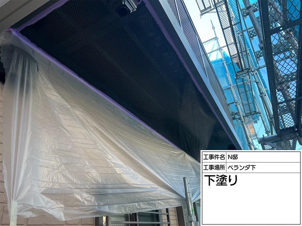 東京都町田市・N様邸　屋根塗装・外壁塗装　軒天塗装 (1)