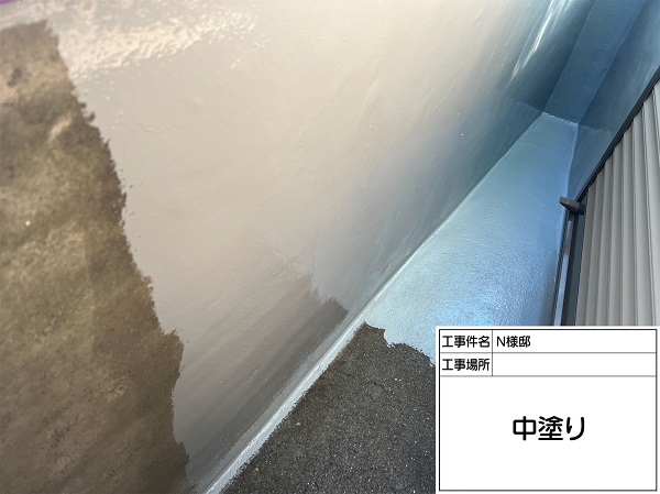 東京都町田市・N様邸　外壁塗装・屋根塗装　トップコート塗り替え (2)