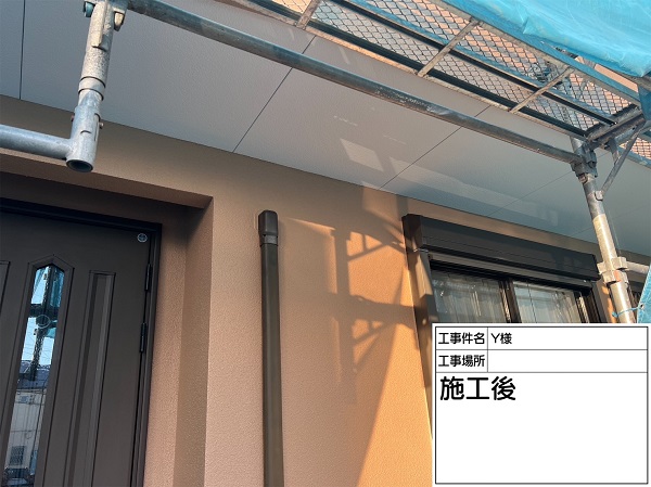 東京都町田市・Y様邸　屋根塗装・外壁塗装　軒天・破風板の塗装 (1)