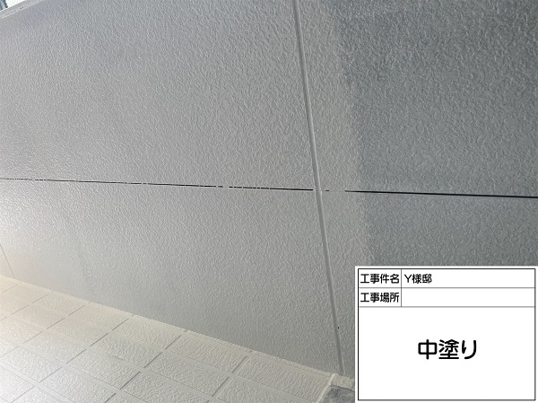 東京都町田市・Y様邸　外壁塗装・屋根塗装　ケンエースG-IIで軒天塗装 (2)
