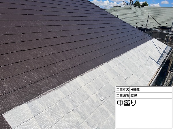 東京都町田市・H様邸　外壁塗装・屋根塗装　屋根は遮熱塗料で塗装しました (2)