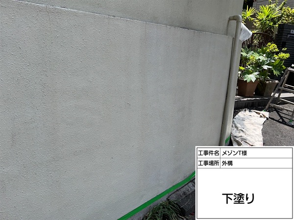 東京都町田市・マンション⑥ひび割れていた外構を補修、塗装 (1)