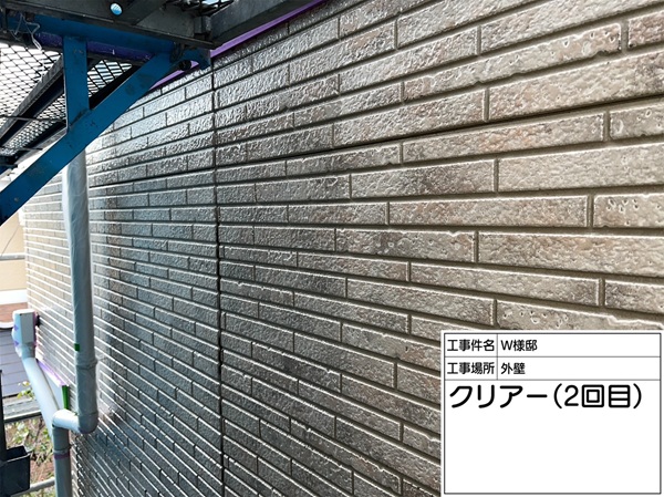 町田市・W様邸｜外壁塗装・屋根塗装④クリヤー塗装で外壁のデザインをそのままに！ (3)