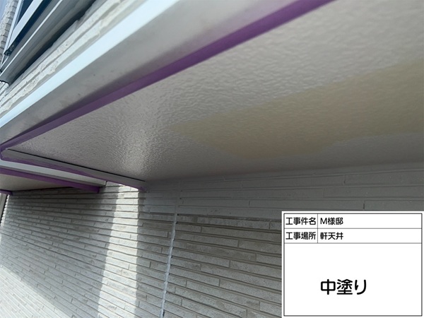 ガルバリウム鋼板での屋根カバー工法、軒天はホワイトで塗装(町田市・M様邸②) (3)