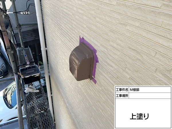忘れてはいけない外構、基礎、換気フードも塗装！(町田市・M様邸⑦) (3)