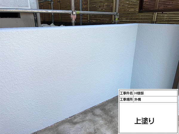 東京都町田市・H様邸|屋根塗装・外壁塗装⑤汚れや劣化が目立っていた外構塗装 (3)