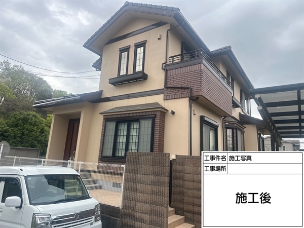 東京都町田市K様邸|外壁塗装・付帯部塗装(雨どい・帯板・飾り・基礎など) (2)