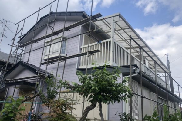 横浜市港北区　外壁屋根付帯部塗装　ファインシリコンセラUV　パラサーモ (2)
