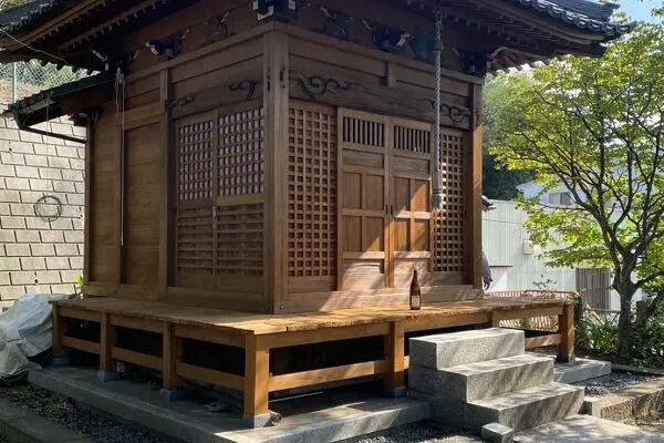 東京都町田市　社殿塗装　寺社建築物専用木材保護塗料　完工 (5)