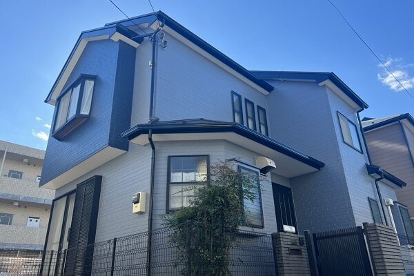 東京都町田市　屋根塗装・外壁塗装　塗装工事は下地処理が大切!　完工後の写真 (1)