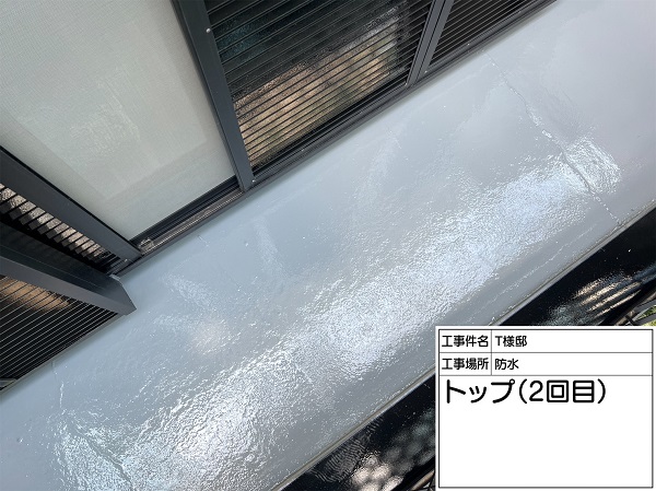 東京都町田市・T様邸　屋根塗装・外壁塗装　ウレタン防水工事をしました！ (4)